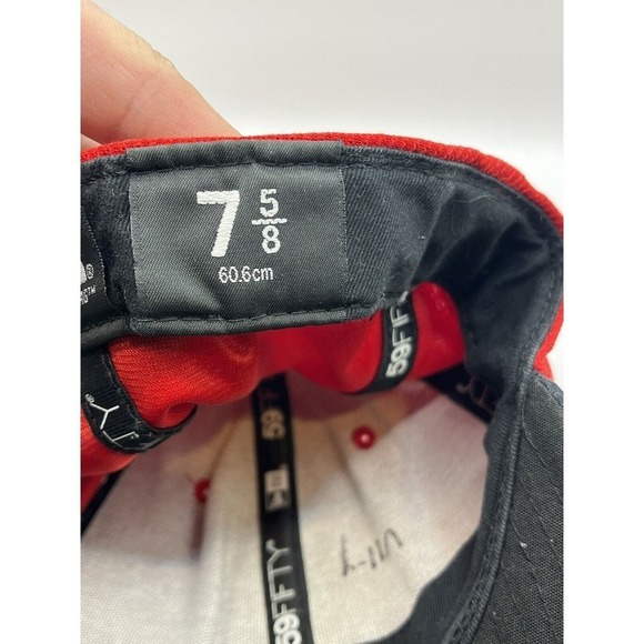 New Era 59Fifty Angels of Anaheim Hat Mesh 7 5/8 Authentic Red Black Cap - Picture 4 of 5